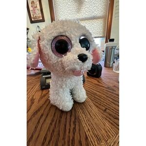 Ty Beanie Boos Large Plush Dog with Glitter Eyes